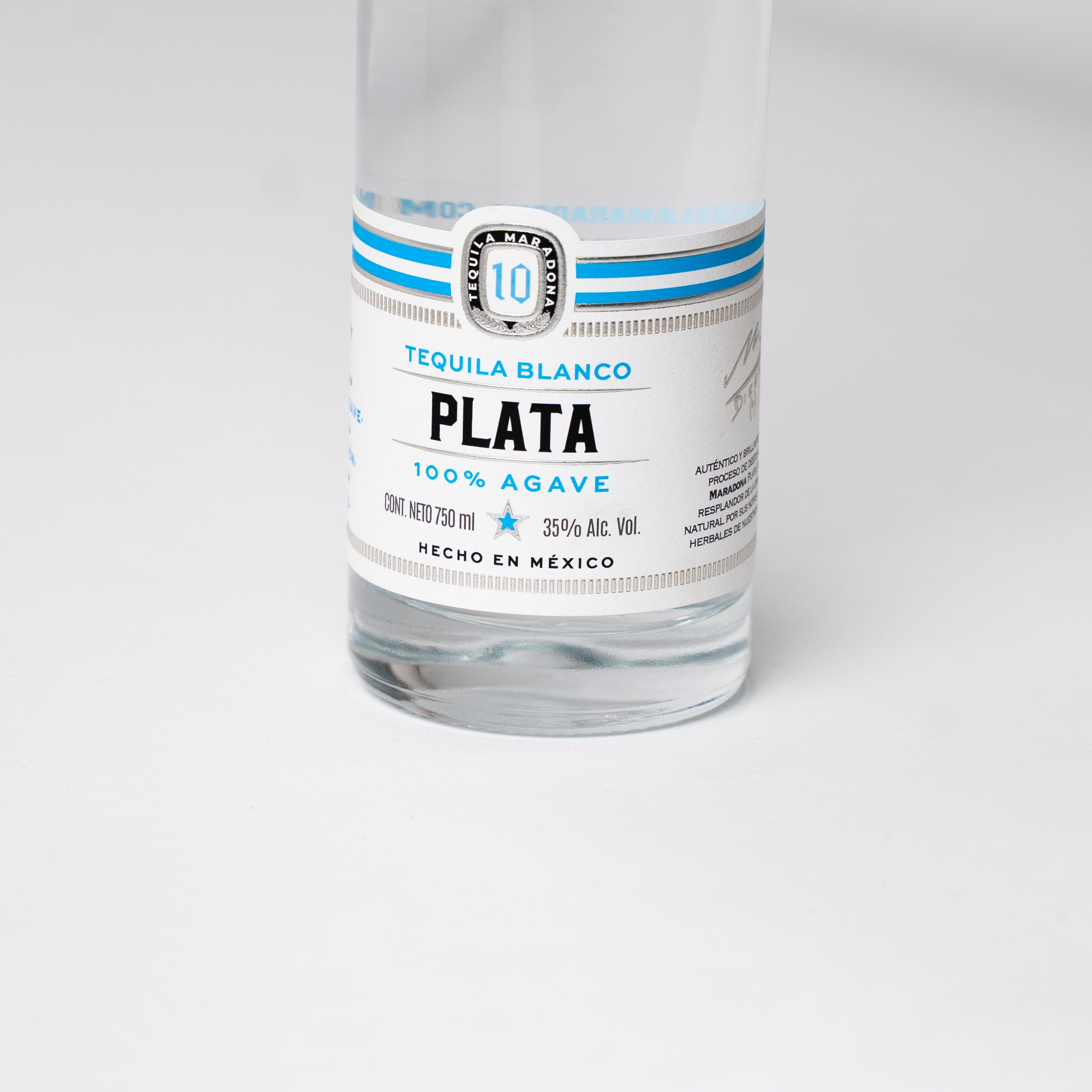 Tequila Maradona Blanco Plata 750 ml
