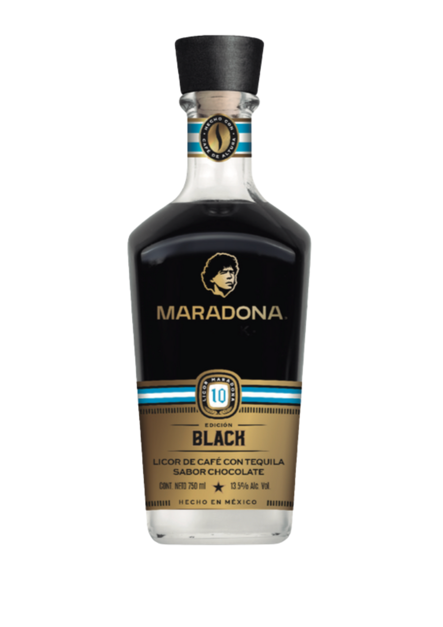 Licor de Café con Tequila y Chocolate – Maradona Black 750 ml